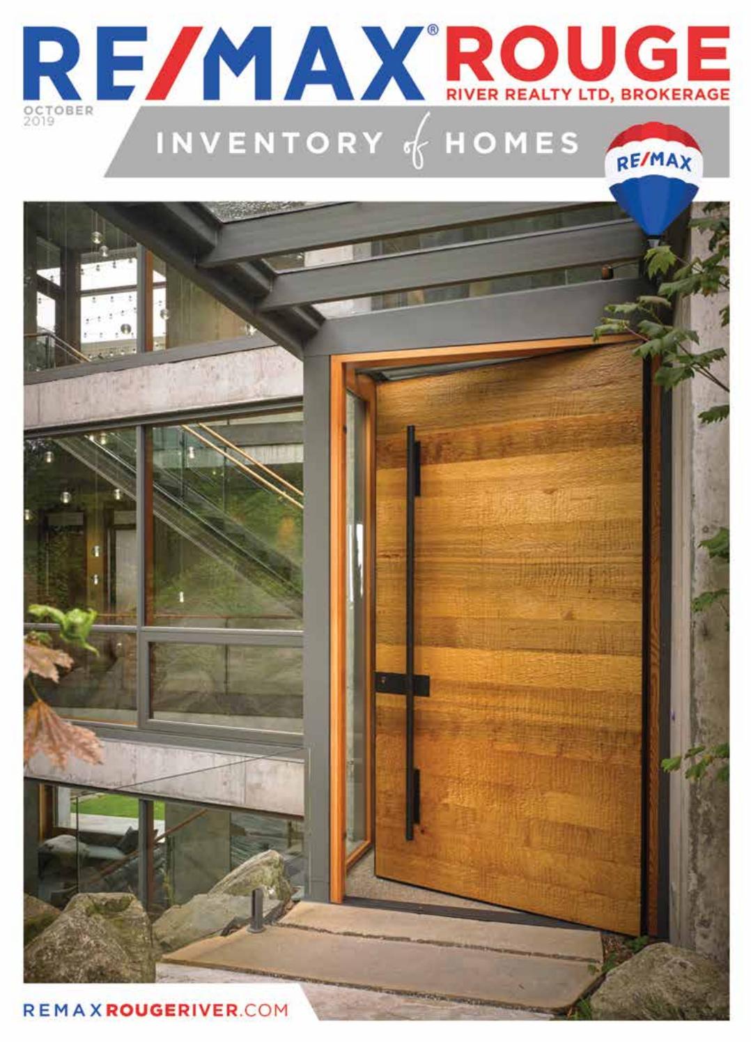 RE/MAX Rouge River 'Inventory of Homes' - OCTOBER 2019 by THN Media - Issuu