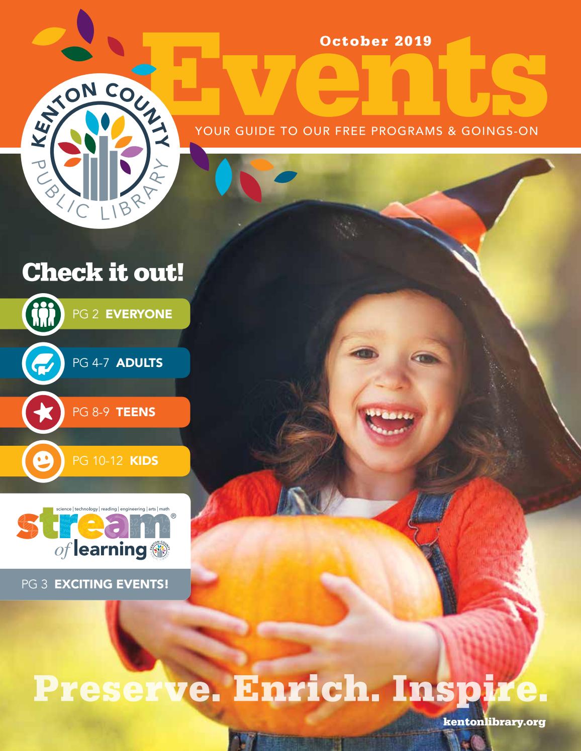 October 2019 Kenton County Public Library Events by Kenton County