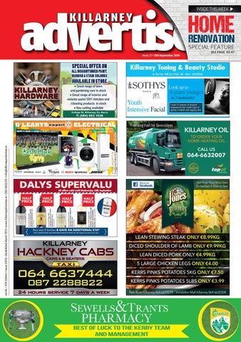 Killarney Advertiser 13th September 2019 By Killarney Advertiser Issuu