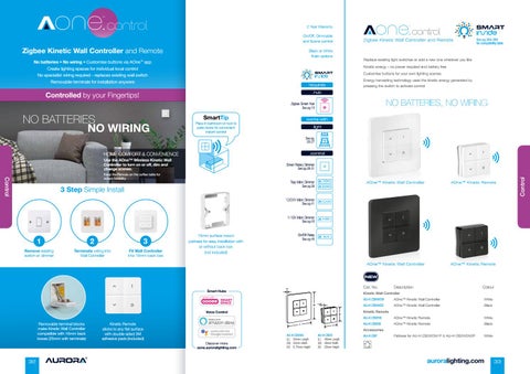 Aurora Lighting 灯饰目录 · AOne 智能 Zigbee 灯饰 2019 第 13 页