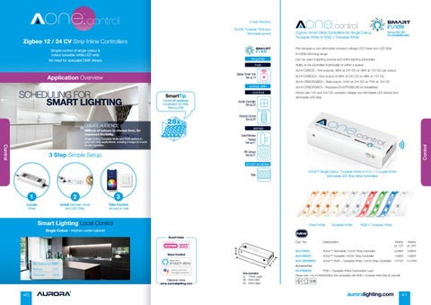 Aurora Lighting 灯饰目录 · AOne 智能 Zigbee 灯饰 2019 第 17 页
