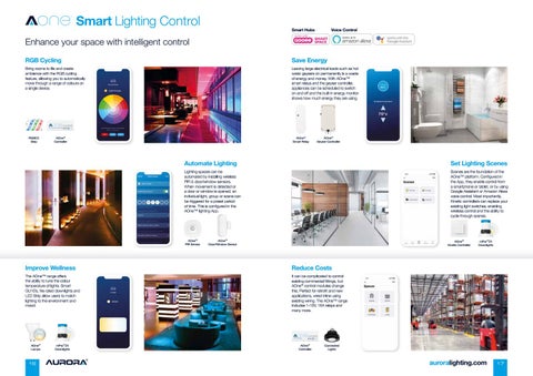 Aurora Lighting 灯饰目录 · AOne 智能 Zigbee 灯饰 2019 第 5 页