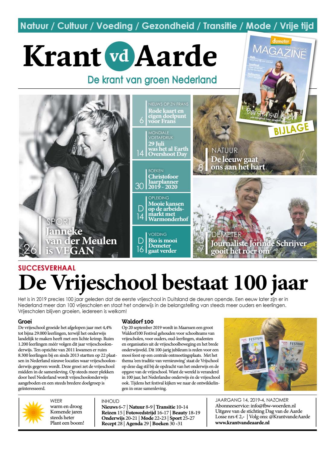 Krant van de Aarde 42019 by Krant van de Aarde Issuu