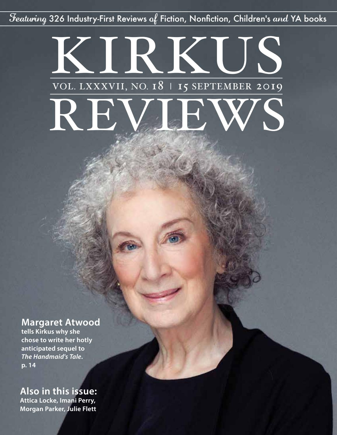 September 15, 2019: Volume LXXXVII, No 18 by Kirkus Reviews - Issuu