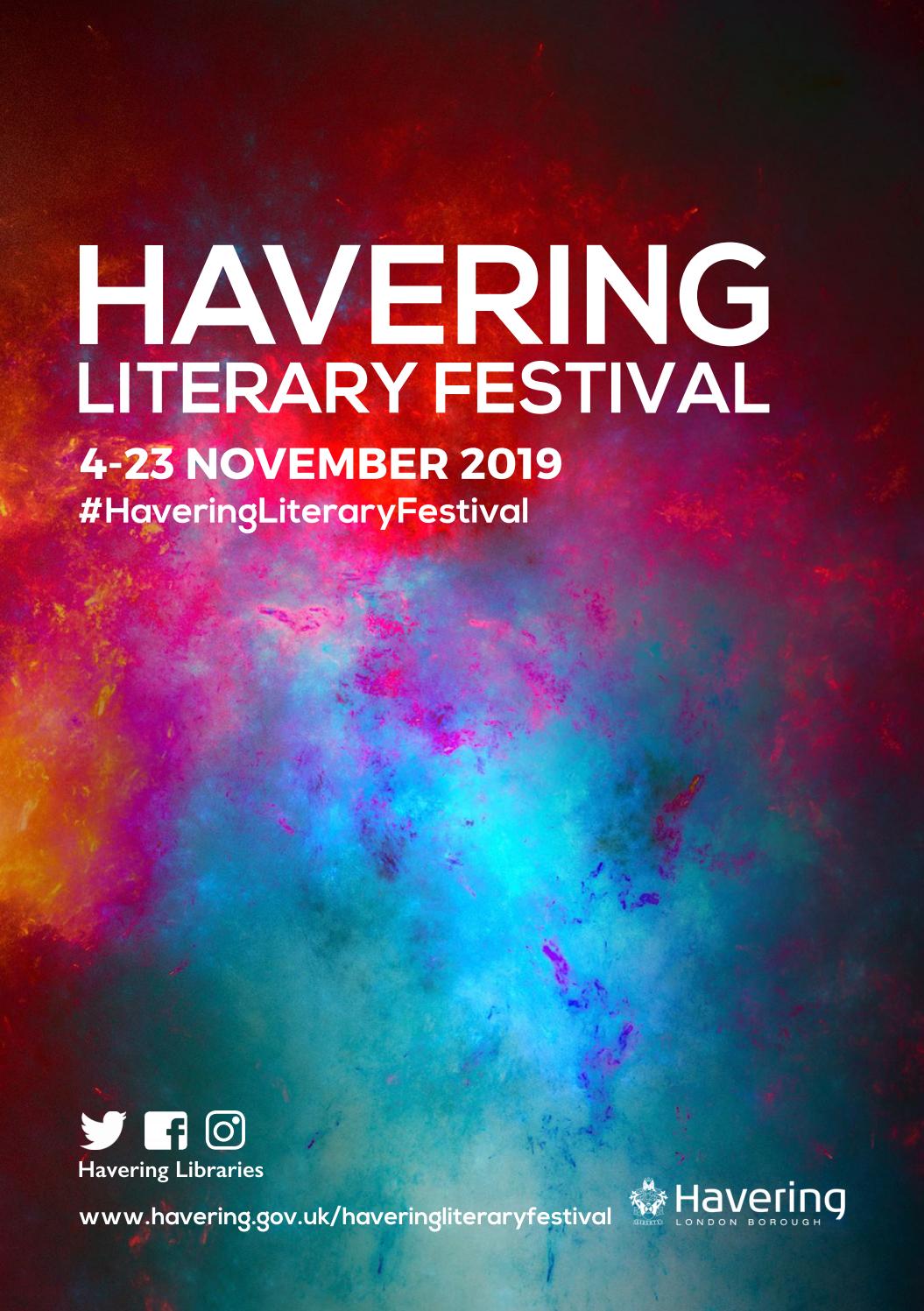 Havering Literary Festival 2019 By Havering Council Issuu