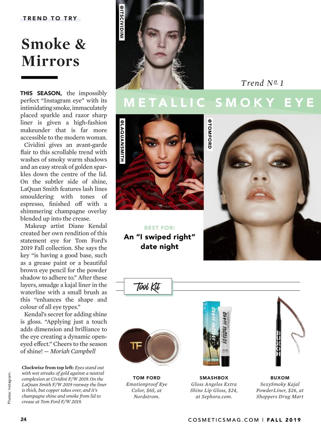 Cosmetics Magazine, Fall 2019 — The "I Beauty Awards Issue