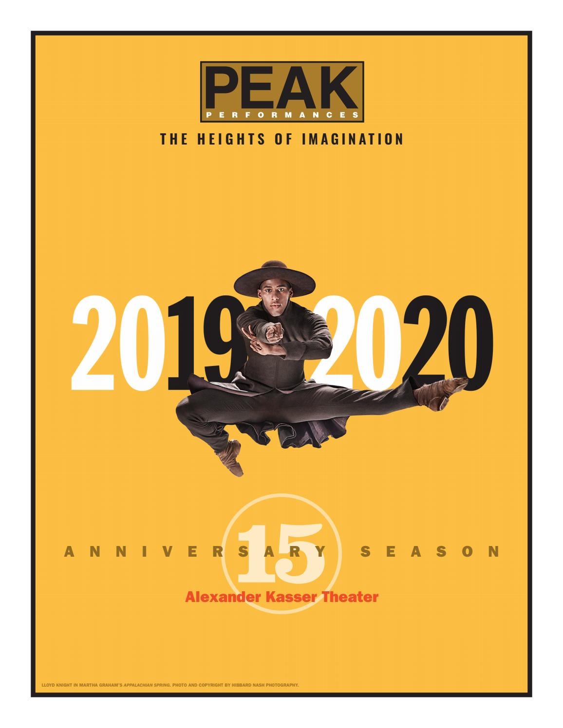Peak Performances 2019 2010 Show Catalog by College of the Arts