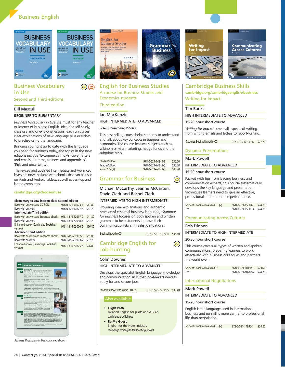 2020 ESL Cambridge University Press Catalog US by Cambridge English Issuu