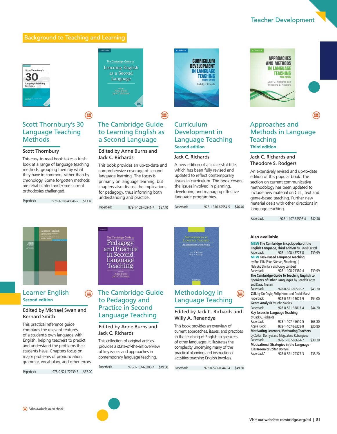 2020 ESL Cambridge University Press Catalog US by Cambridge English Issuu