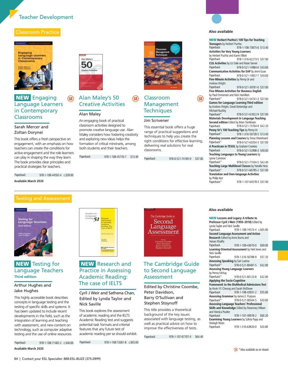 2020 ESL Cambridge University Press Catalog US by Cambridge English Issuu