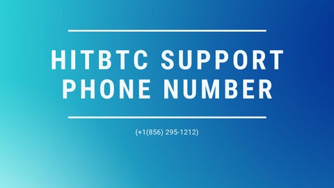 hitbtc phone number
