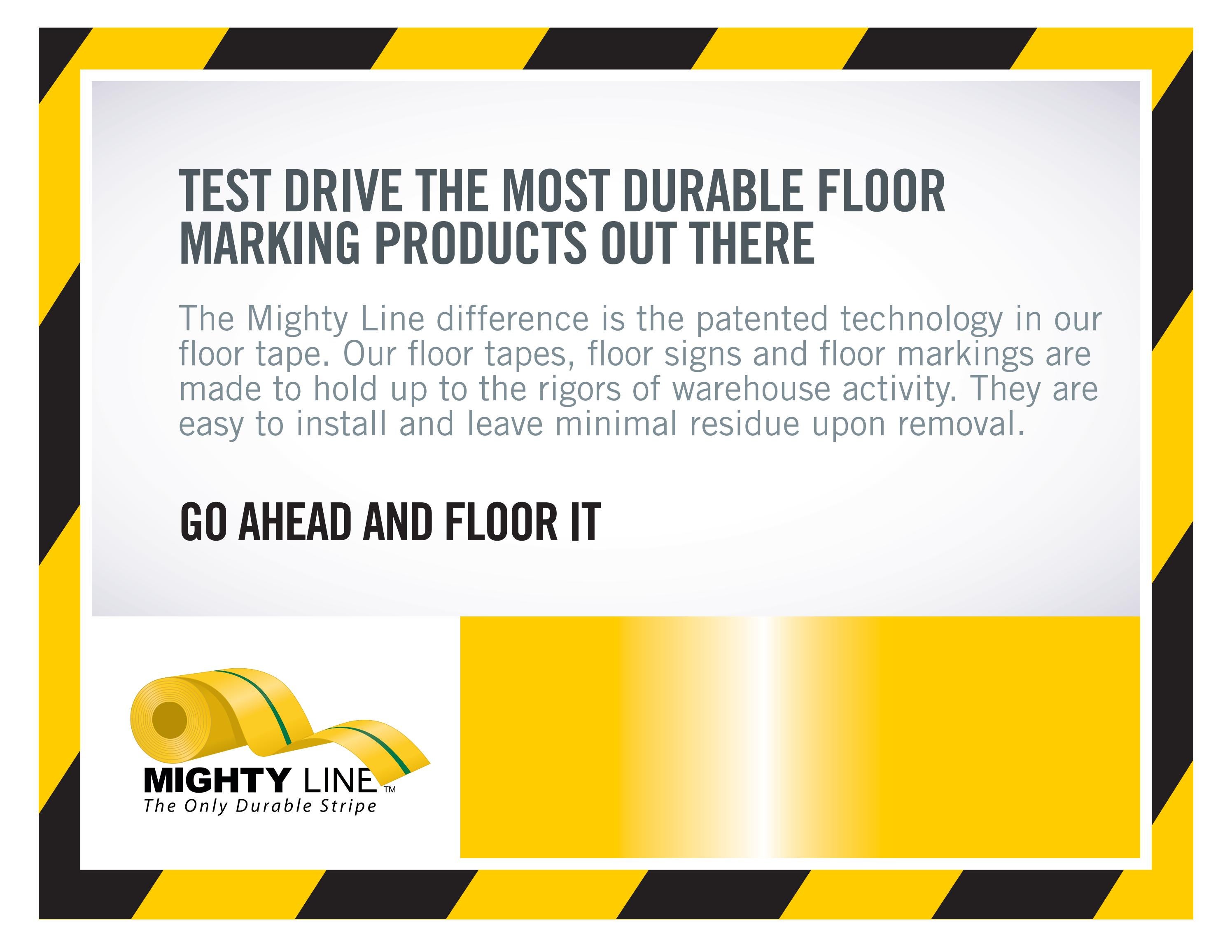 Mighty Line Floor Tape and Floor Marking Instruction Guide by Mighty