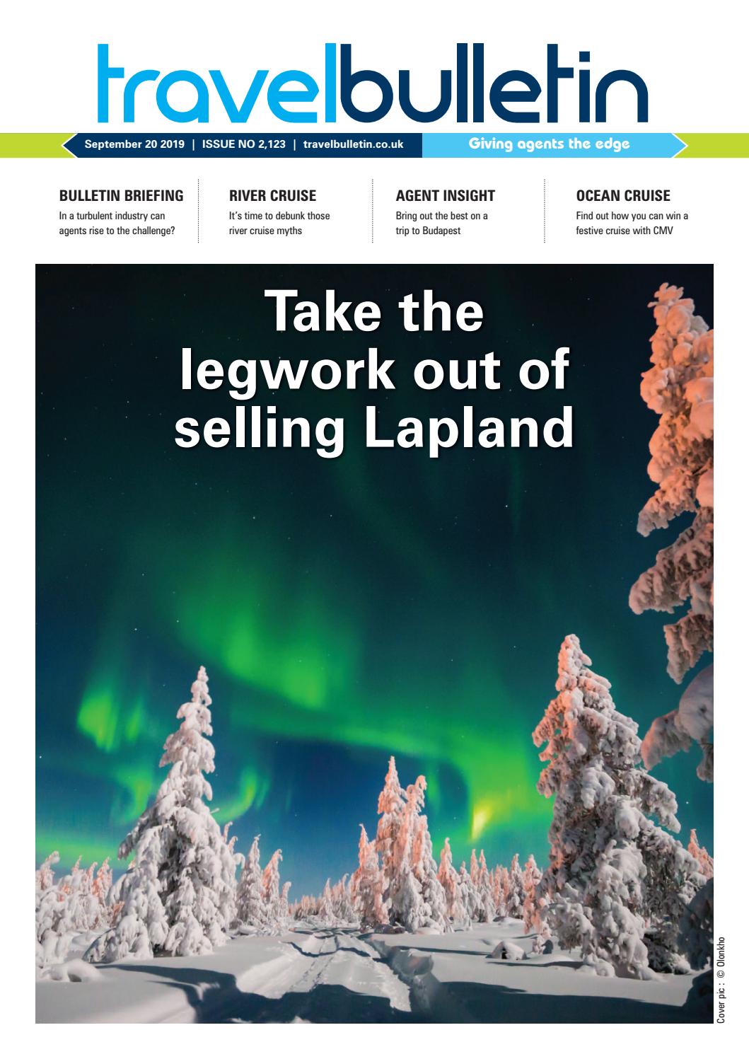 Travel Bulletin 20th September 2019 By Alain Charles Publishing