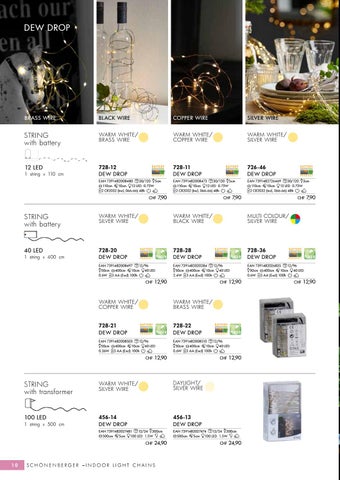 M. Schönenberger AG 灯饰目录 · Christmas 灯饰 2019 第 10 页