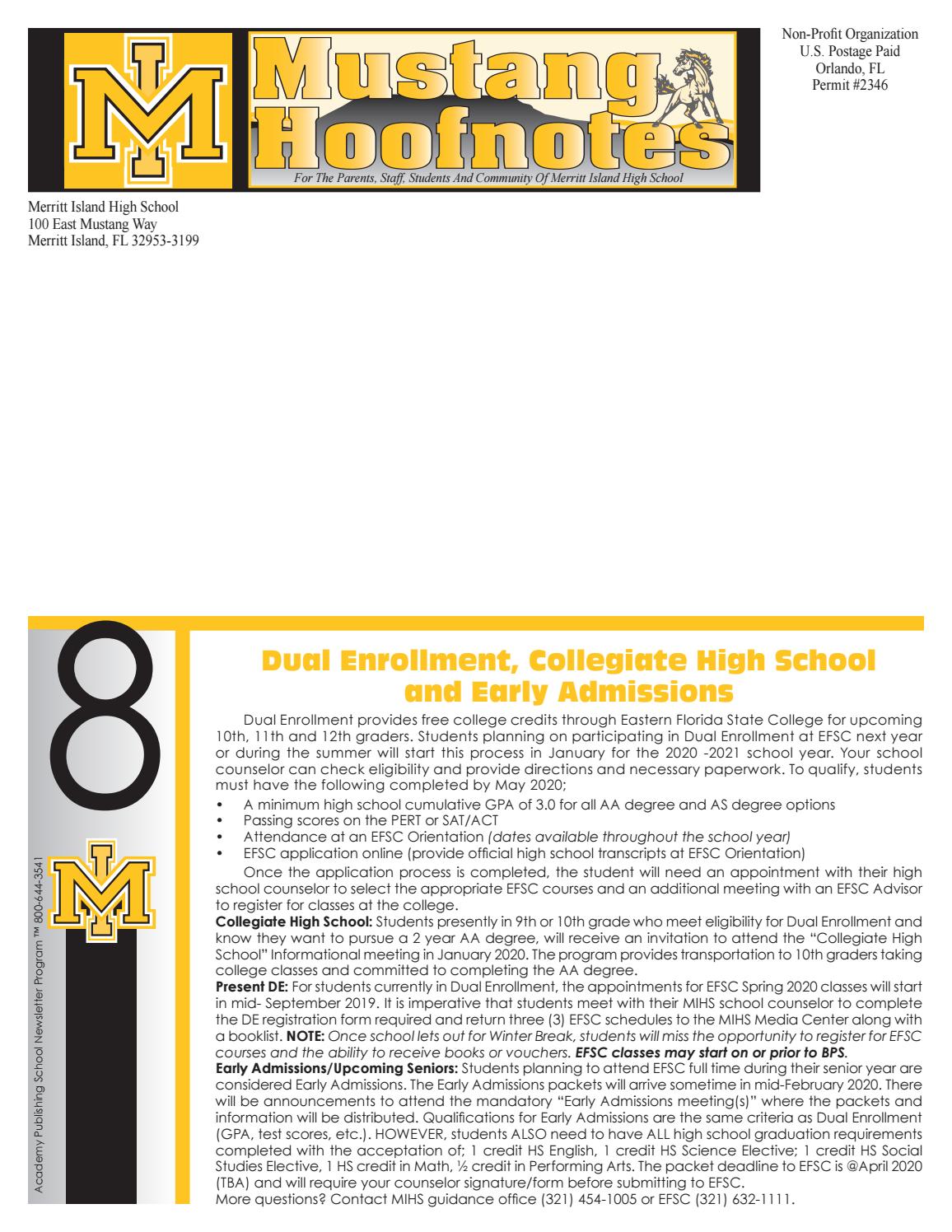 Merritt Island High School Newsletter by Academy Publishing, Inc. - Issuu