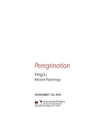 Ying Li: Peregrinations 第 3 页