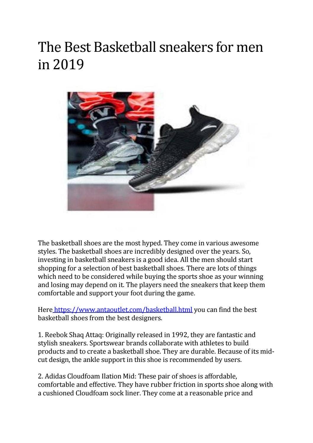 affordable basketball shoes 2019