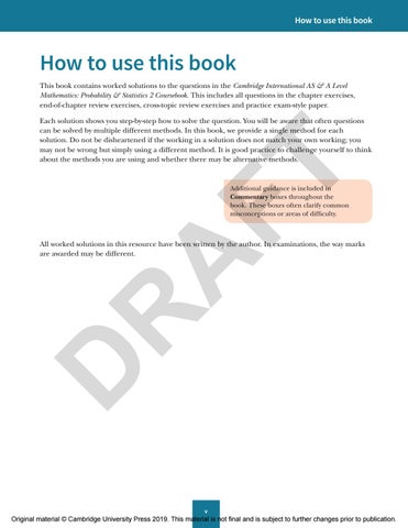 Probability and Statistics 2 sample by Cambridge International ...