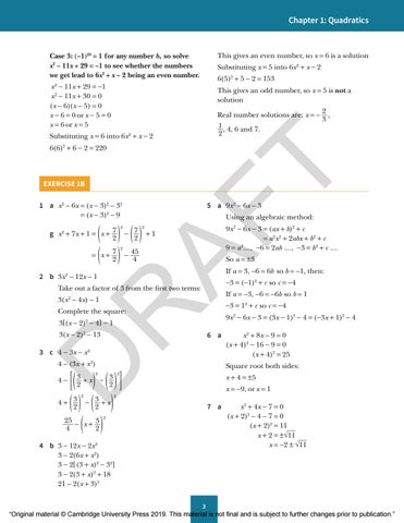 Pure Mathematics 1 sample by Cambridge International Education - Issuu