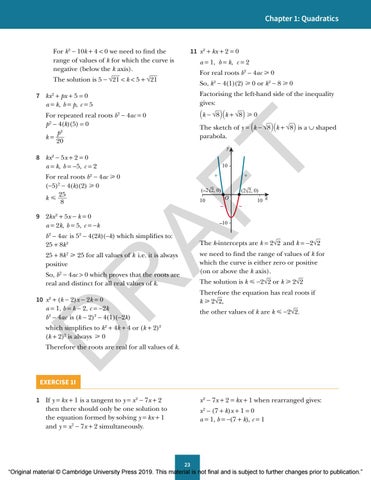 Pure Mathematics 1 sample by Cambridge International Education - Issuu