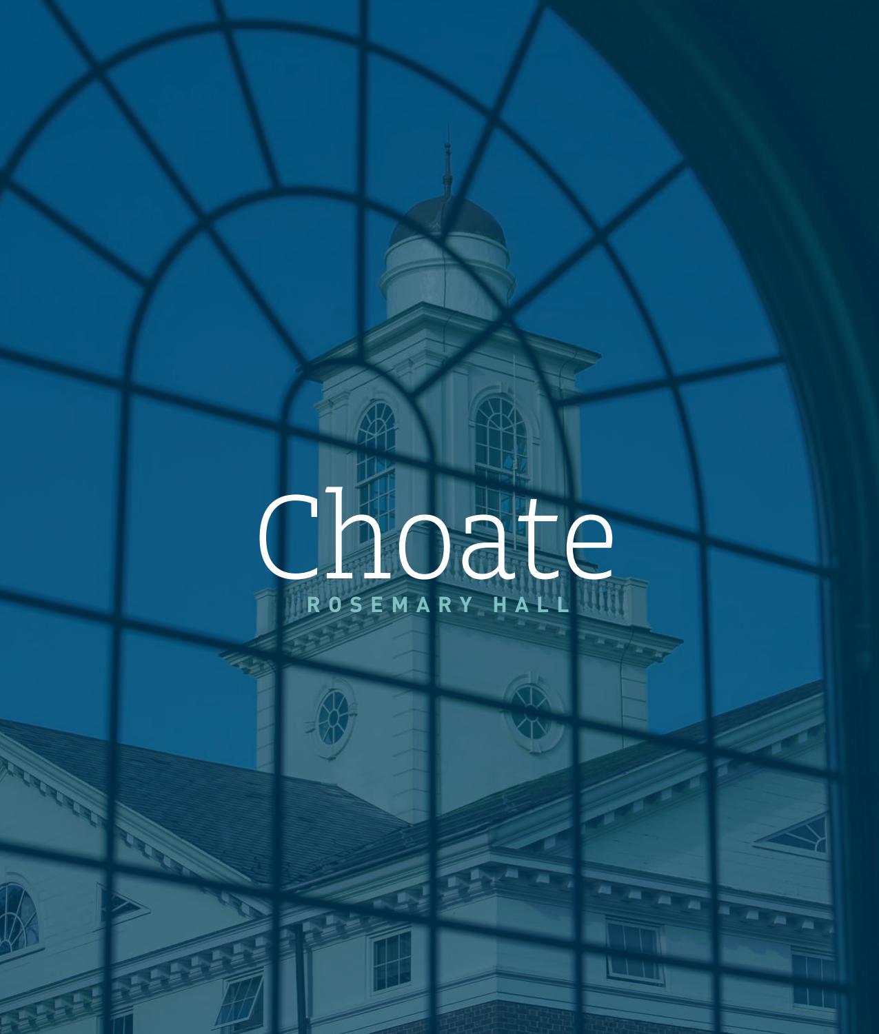 Choate Rosemary Hall Viewbook 6/1/19 by Choate Rosemary Hall Issuu