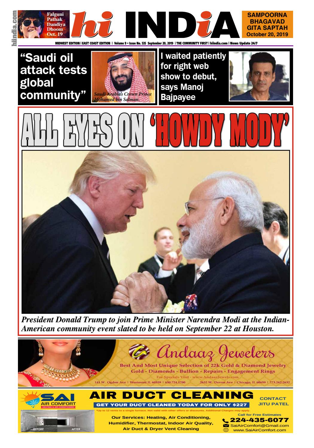 September 20 2019 By Hi India Weekly Issuu