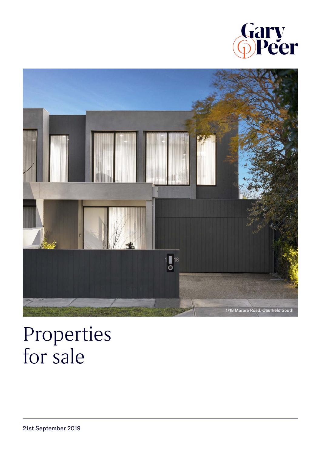 Gary Peer properties for sale Saturday 21st September 2019 by Gary