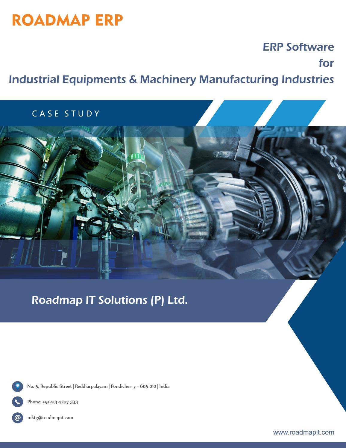 Casestudy - ERP Software for Industrial Equipment by Roadmap ERP - Issuu