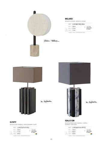 Flam&Luce® ByClassy Flam × Luce ® - 灯饰 / Luminaires - 目录 Sept. 2019 第 15 页