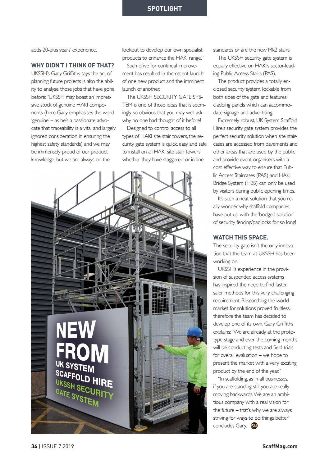 Magazine Scaffold ScaffMag The Scaffolding Magazine Issue 7 by ScaffMag - Issuu