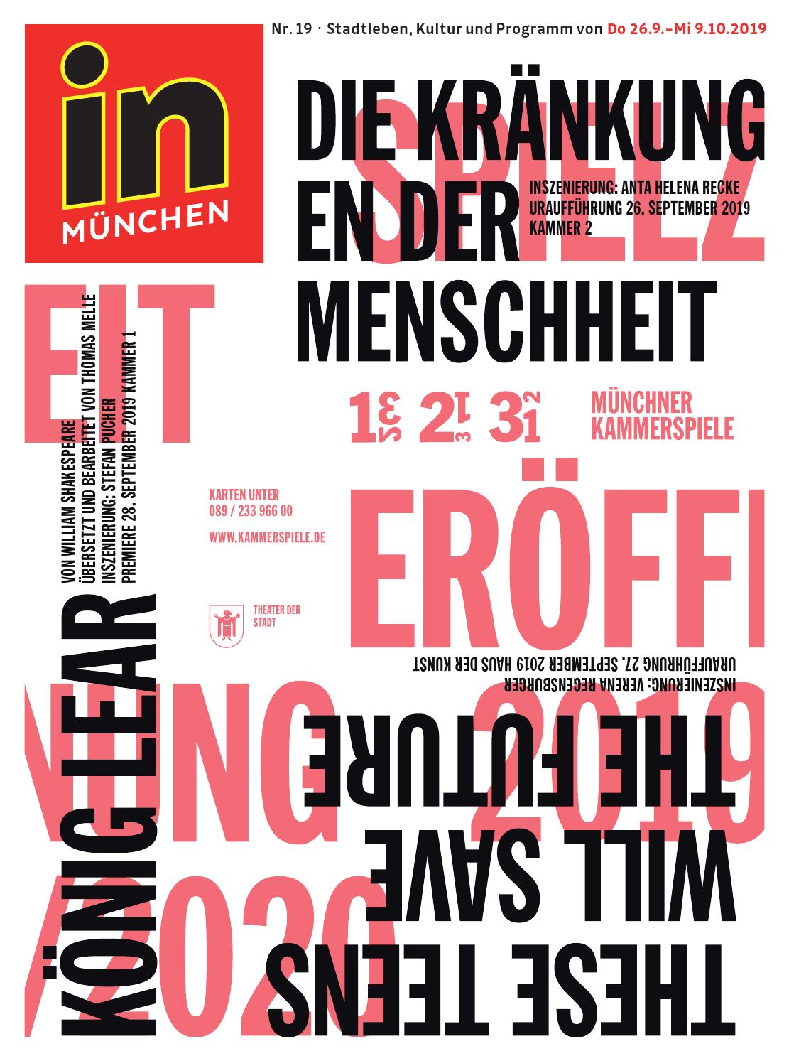 In München Das Stadtmagazin 192019 By Inmagazin Verlags - 