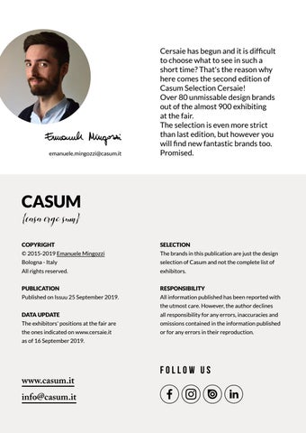 Casum Selection Cersaie 2019 - 室内 design 第 2 页