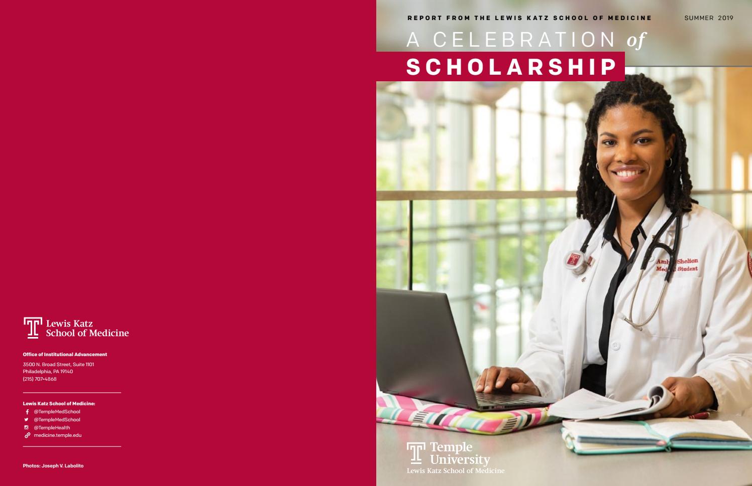 A Celebration of Scholarship Report from the Lewis Katz School of