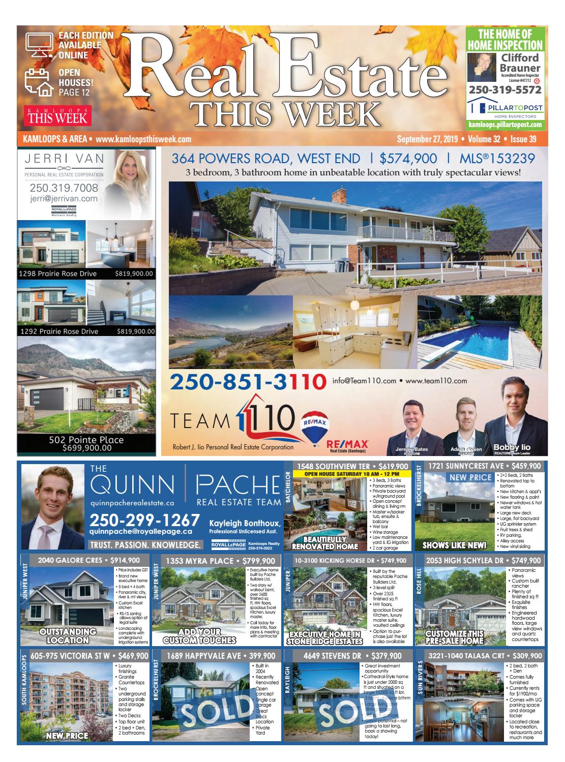 Kamloops Real Estate, Sept 27, 2019 by KamloopsThisWeek Issuu