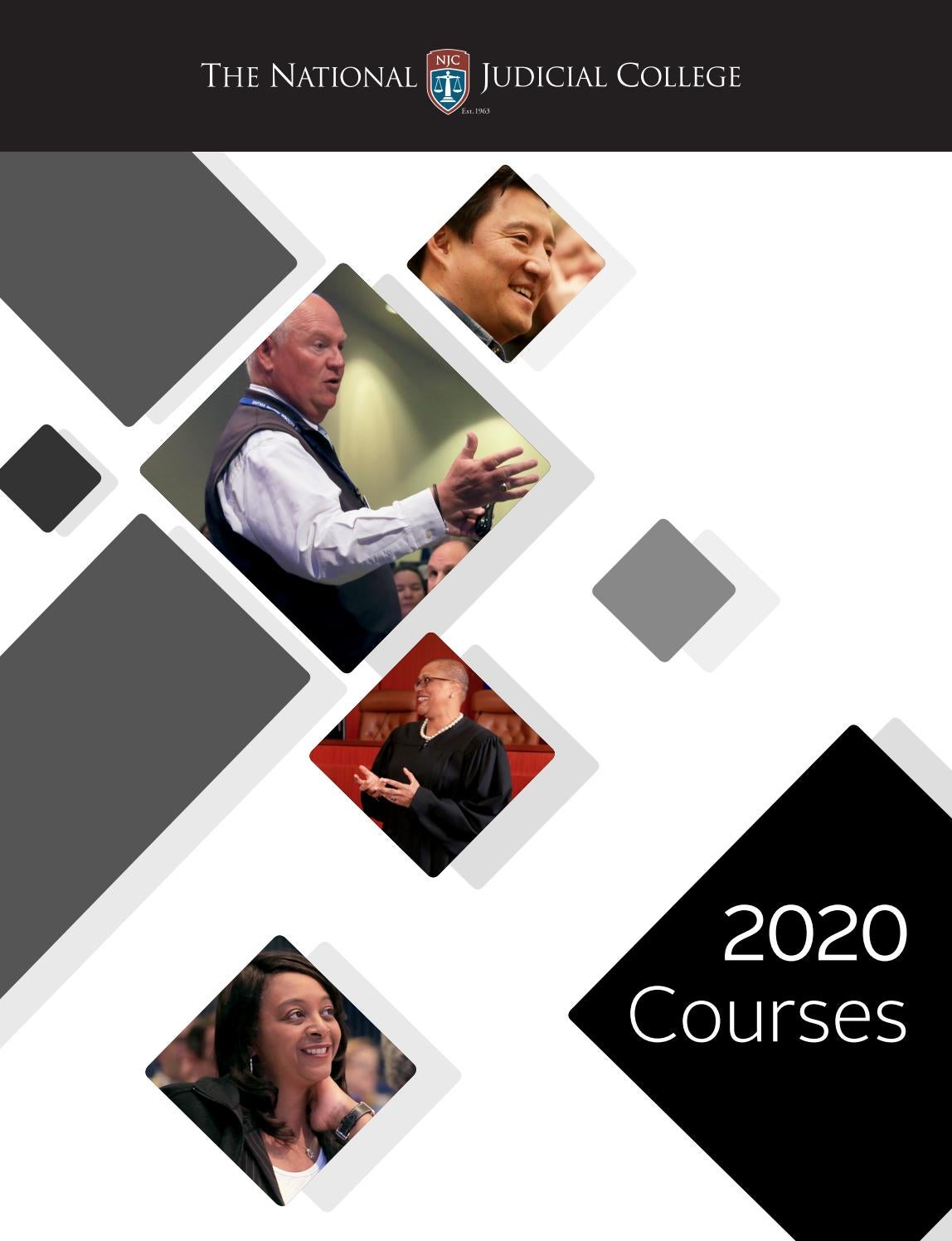 NJC 2020 Course Catalog by The National Judicial College Issuu
