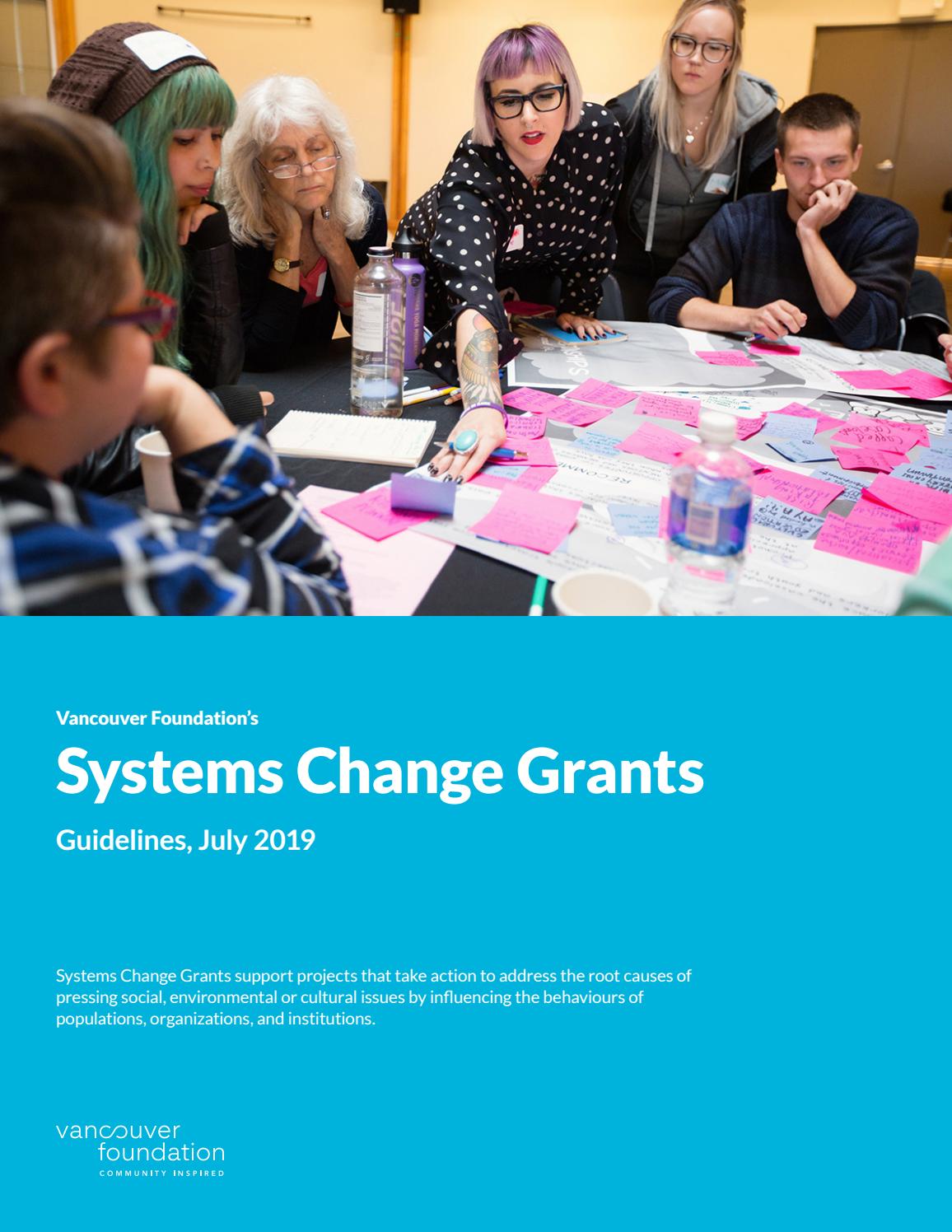 Vancouver Foundations System Change Grants by T'eVine Issuu