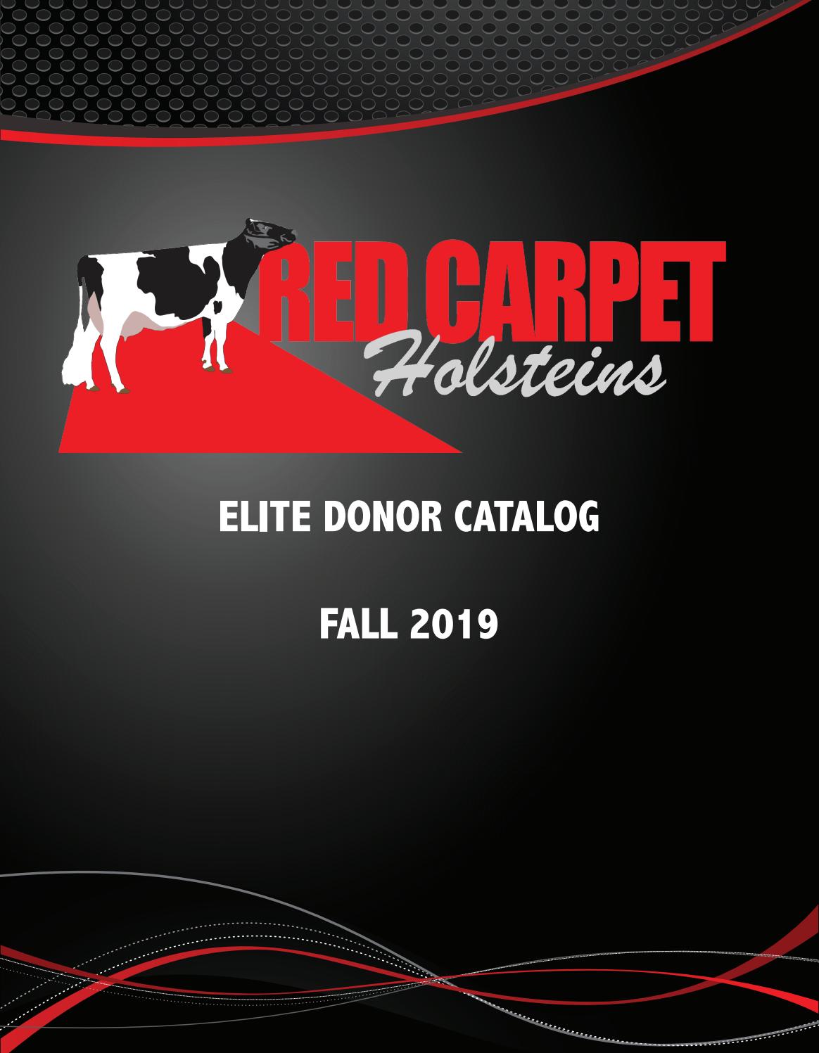 Redcarpet Holsteins & Acclaimed Swiss Donor Catalog by Cowsmopolitan