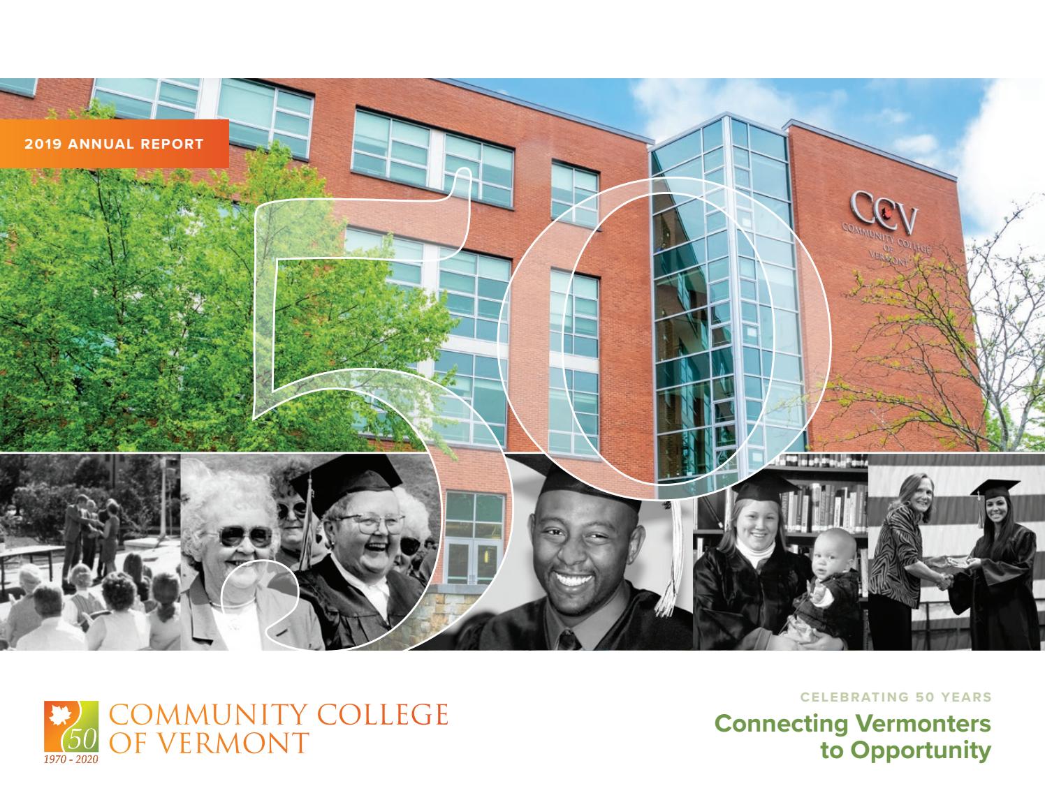 2019 CCV Annual Report by Community College of Vermont Issuu