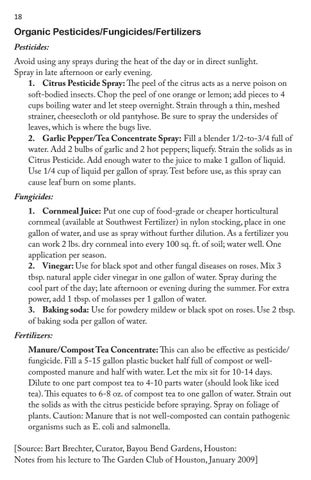 The Garden Club of Houston 灯饰目录 · 光源 × Plant Mart Horticulture 指南 第 18 页