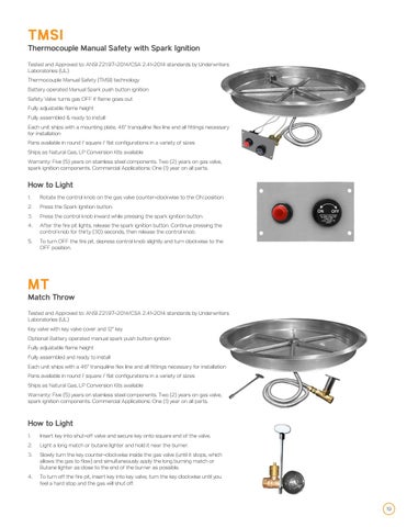2019 Firegear 家具目录 第 19 页