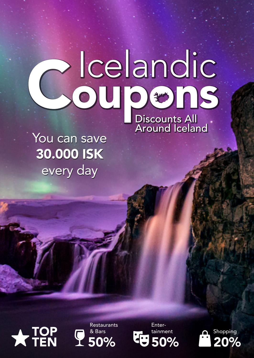 Icelandic Coupons Winter edition 20192020 by icelandiccoupons Issuu