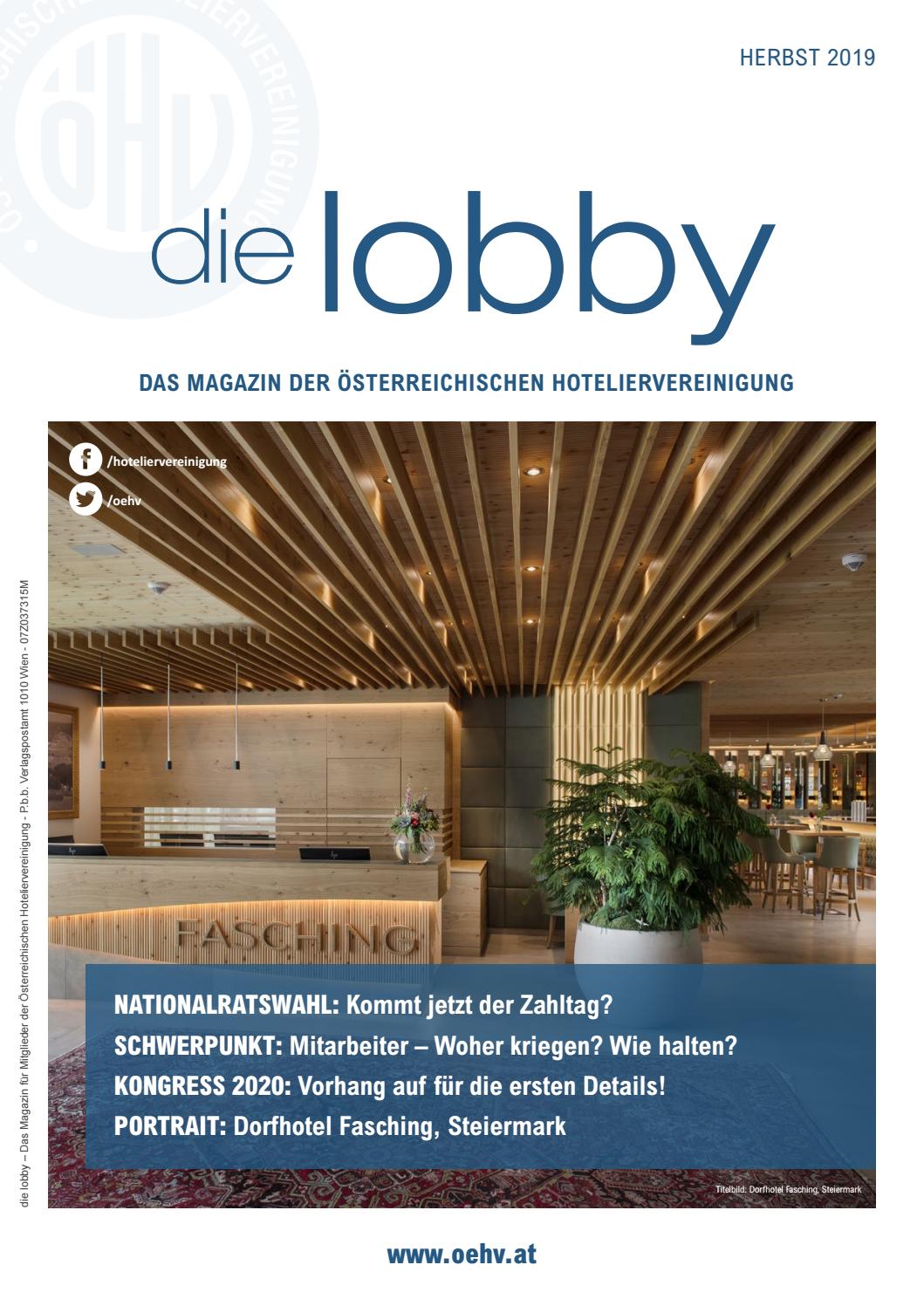 Ohv Mitgliederzeitschrift Die Lobby Herbst 2019 By Ohv Issuu