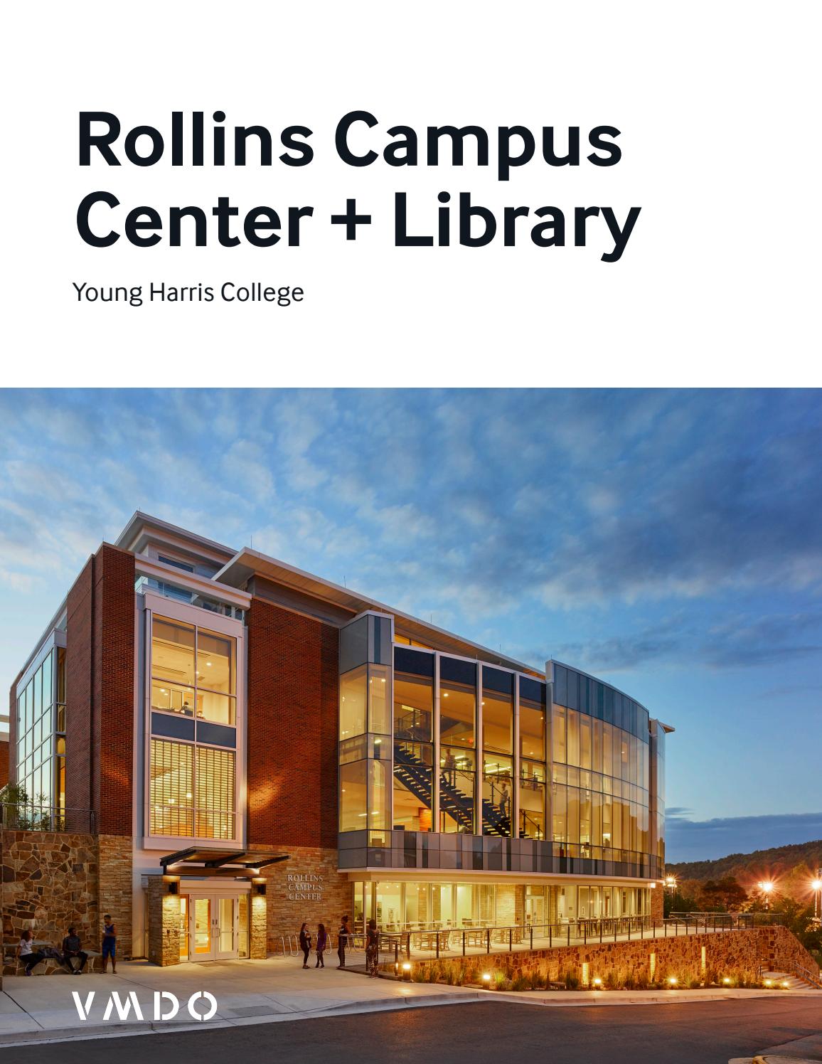 Young Harris College Rollins Campus Center + Library by VMDO Architects