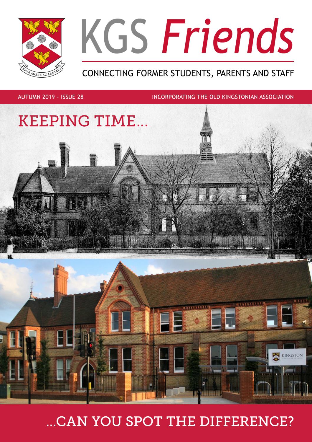 KGS Friends Newsletter Autumn 2019 by Kingston Grammar School - Issuu