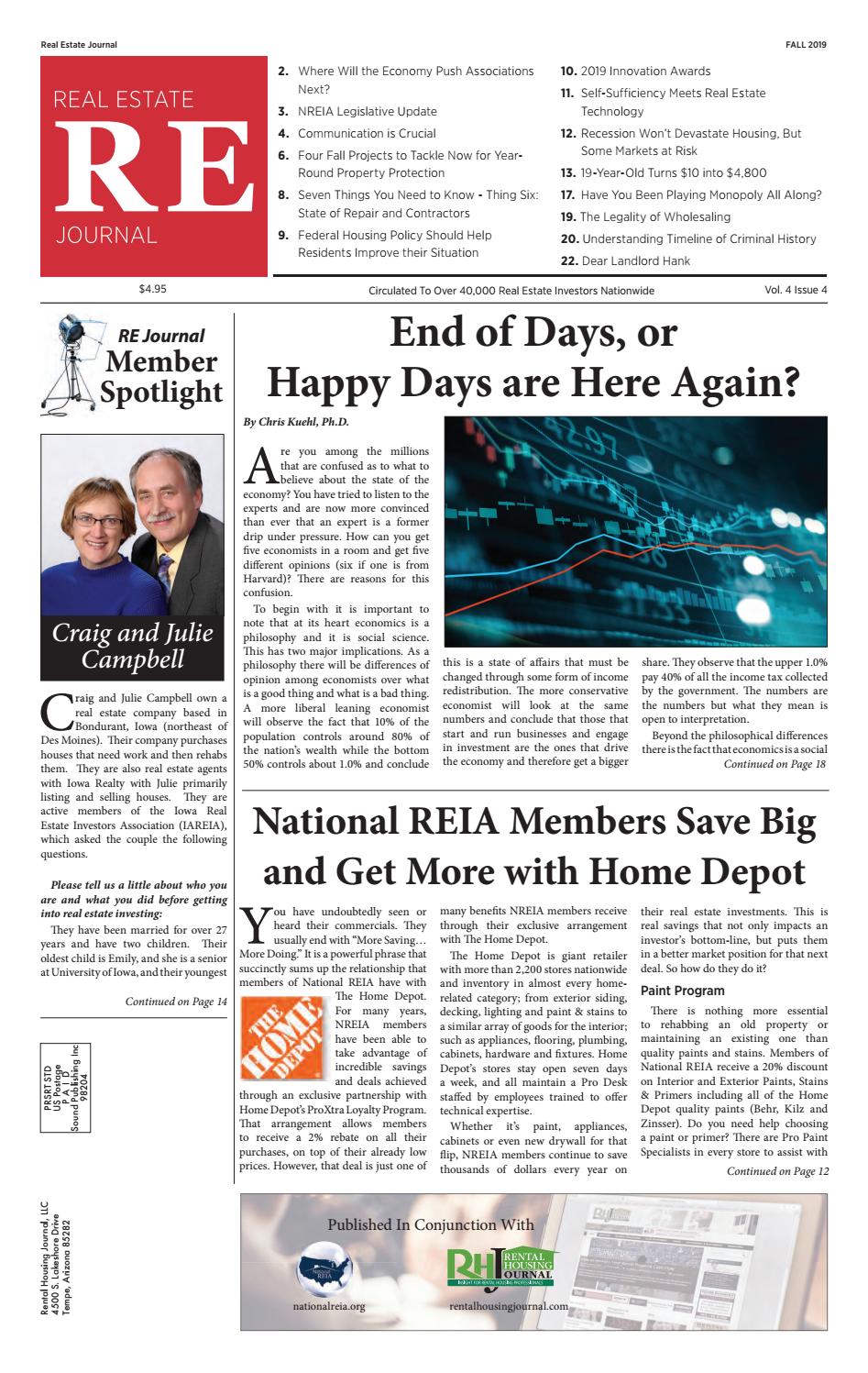 Real Estate Journal Fall 2019 by National Real Estate Investors
