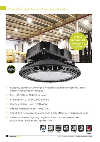 INTEGRAL MEMORY PLC 灯饰目录 · Integral LED - 工业风 灯饰 Solutions 第 12 页