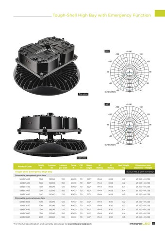 INTEGRAL MEMORY PLC 灯饰目录 · Integral LED - 工业风 灯饰 Solutions 第 13 页