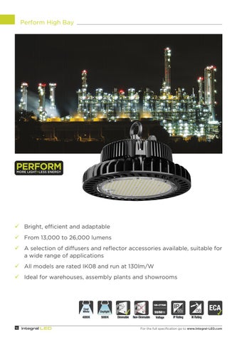 INTEGRAL MEMORY PLC 灯饰目录 · Integral LED - 工业风 灯饰 Solutions 第 16 页