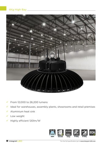 INTEGRAL MEMORY PLC 灯饰目录 · Integral LED - 工业风 灯饰 Solutions 第 24 页