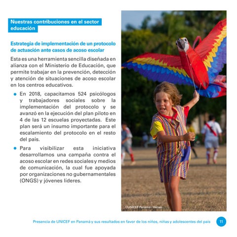 Unicef - Informe Anual 2018 第 13 页